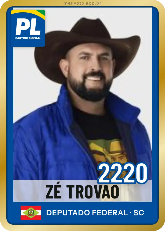 Carta de Zé Trovão, número 2220, PL