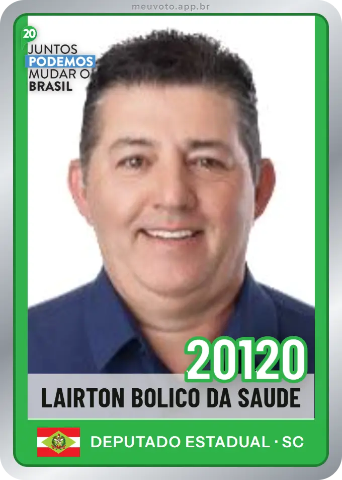 Carta de Lairton Bolico da Saude, número 20120, Podemos