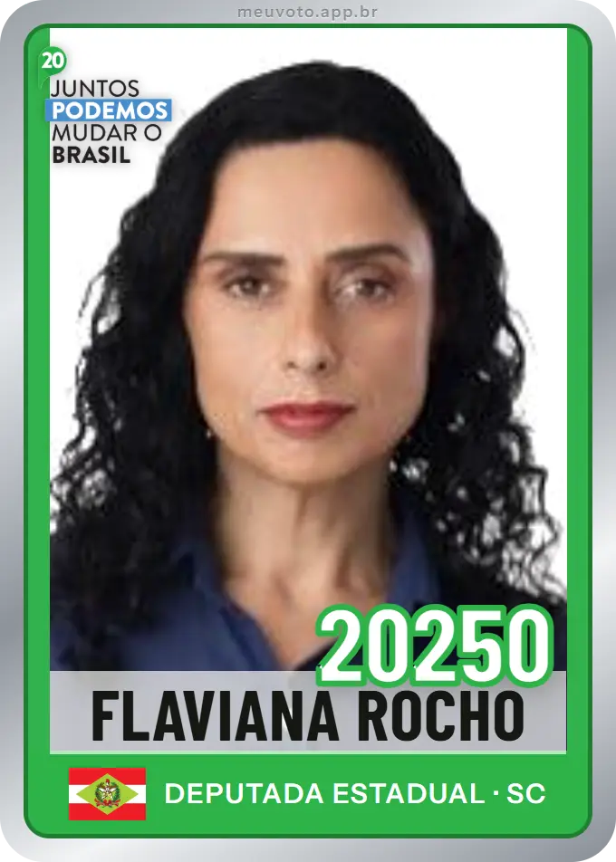 Carta de Flaviana Rocho, número 20250, Podemos