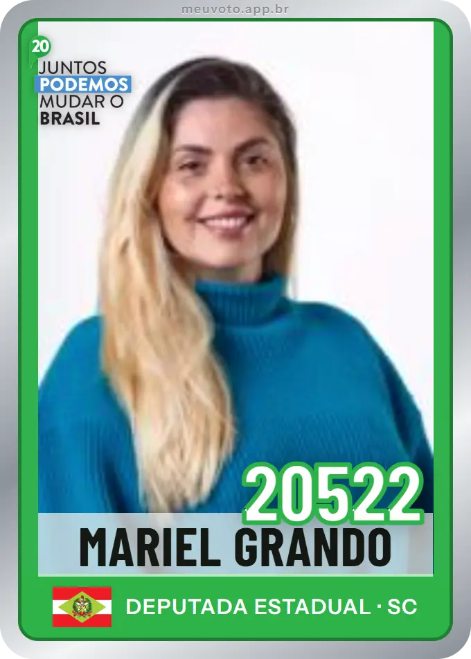 Carta de Mariel Grando, número 20522, Podemos