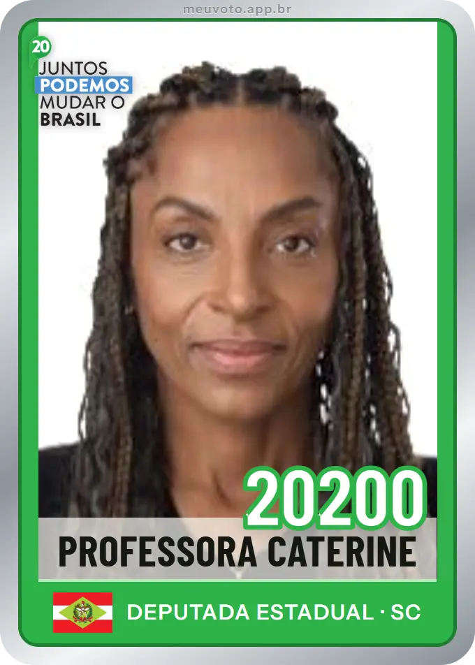 Carta de Professora Caterine, número 20200, Podemos