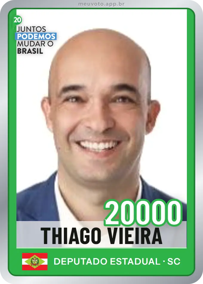 Carta de Thiago Vieira, número 20000, Podemos