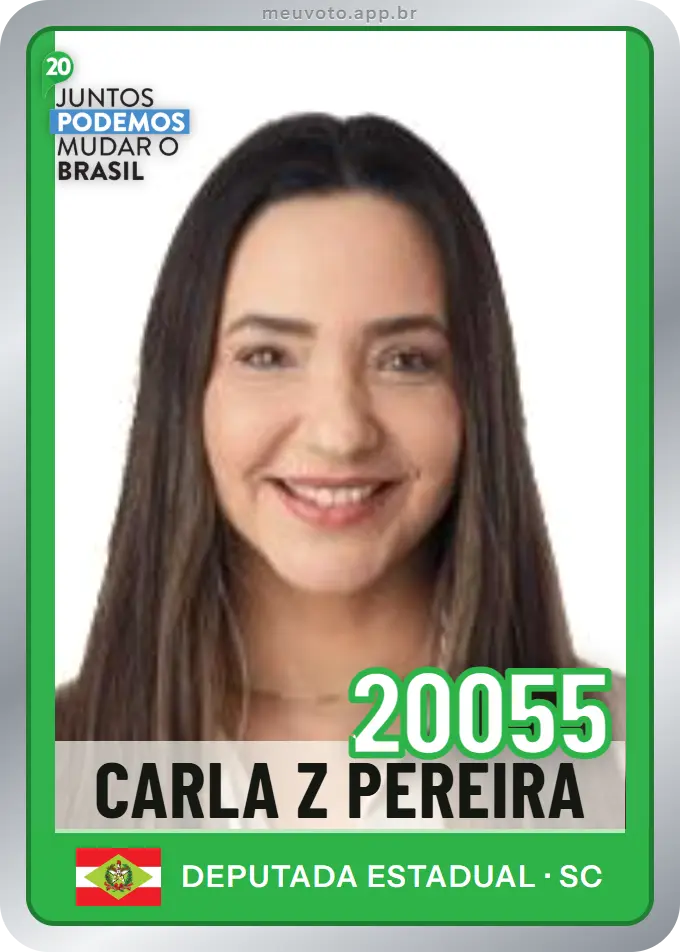 Carta de Carla Z Pereira, número 20055, Podemos