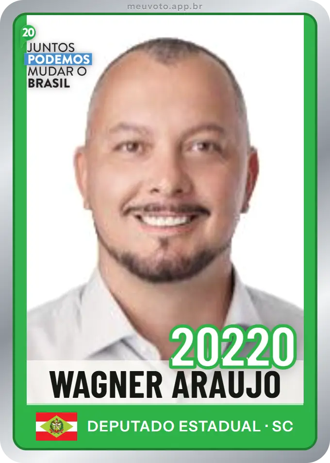 Carta de Wagner Araújo, número 20220, Podemos