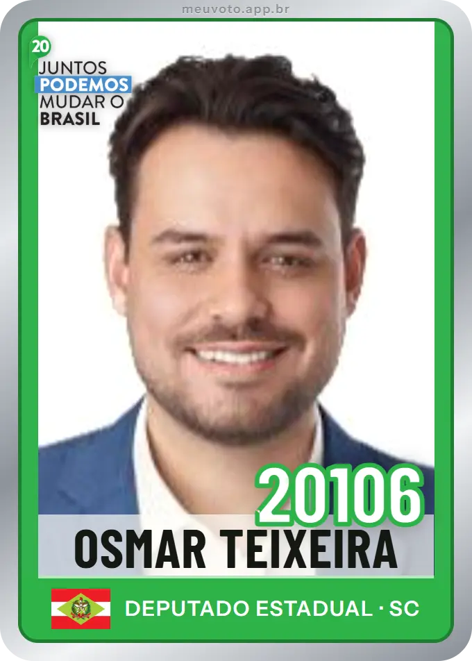 Carta de Osmar Teixeira, número 20106, Podemos