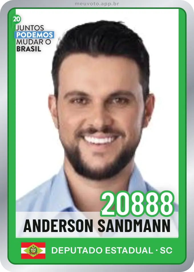 Carta de Anderson Sandmann, número 20888, Podemos