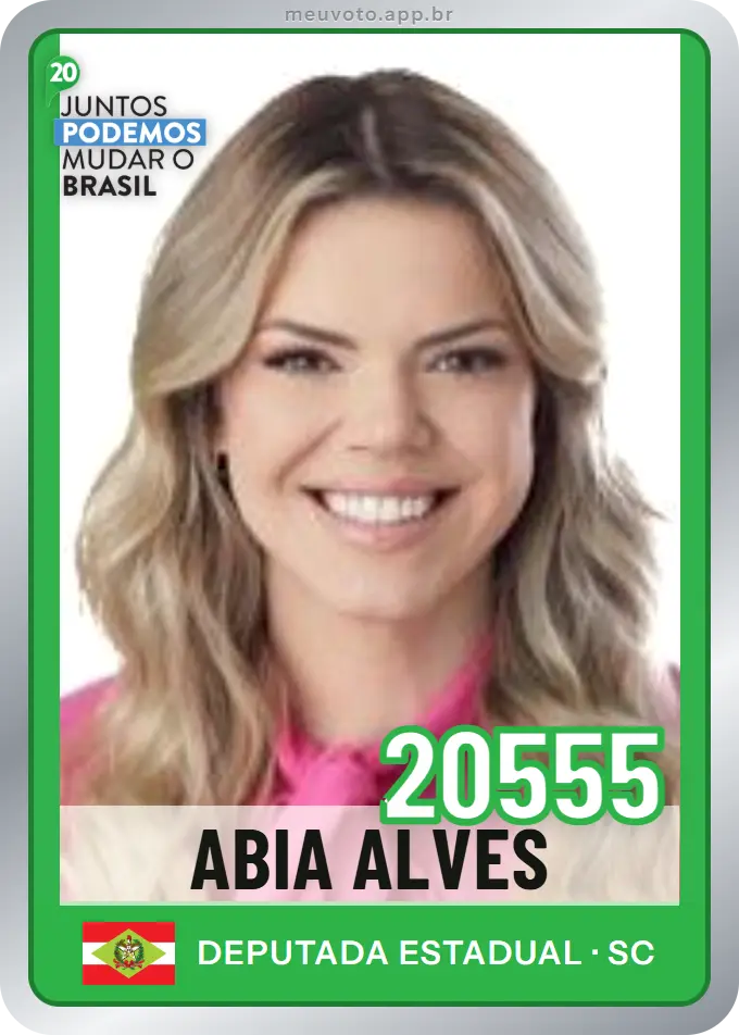 Carta de Abia Alves, número 20555, Podemos