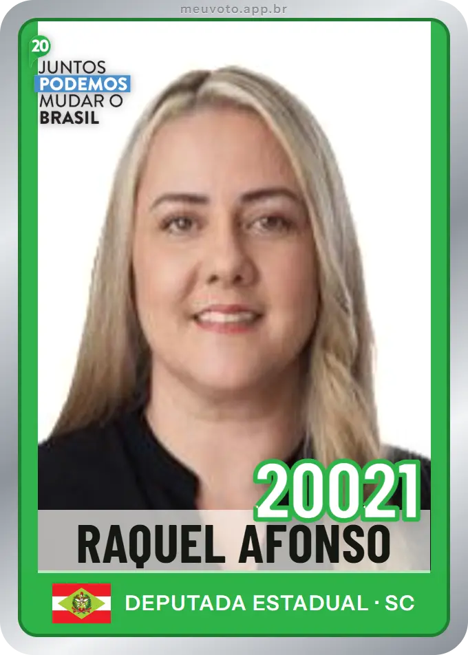Carta de Raquel Afonso, número 20021, Podemos