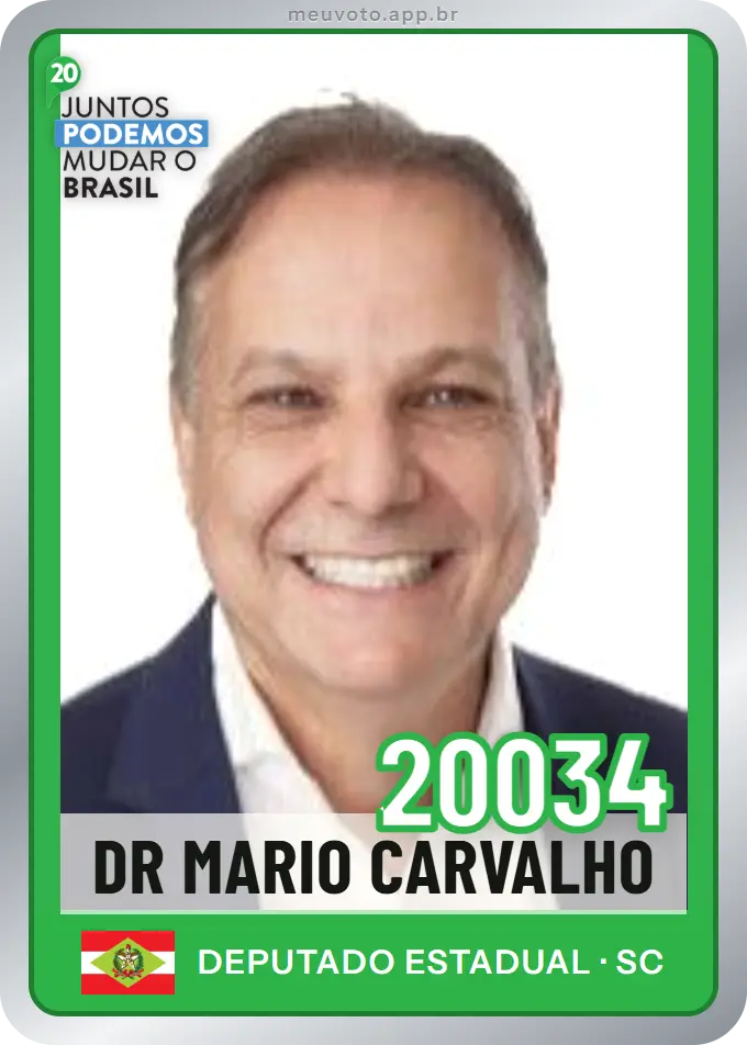 Carta de Dr Mario Carvalho, número 20034, Podemos
