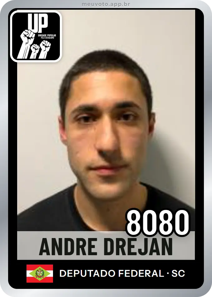 Carta de Andre Drejan, número 8080, UP