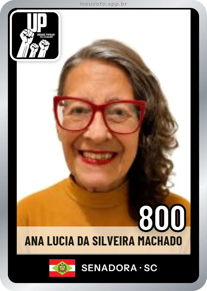 Carta de Ana Lucia da Silveira Machado, número 800, UP