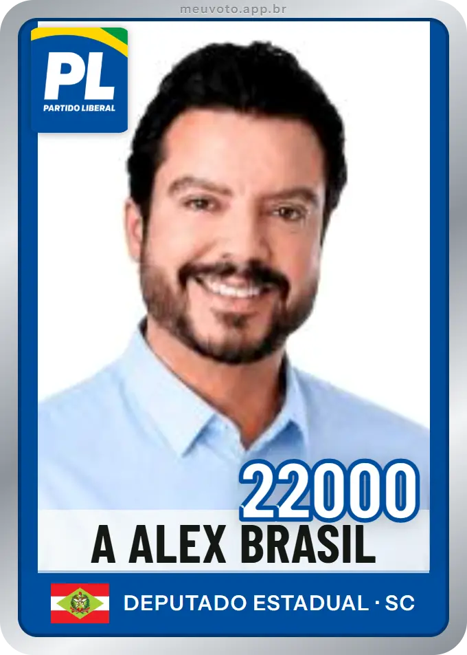 Carta de A Alex Brasil, número 22000, PL