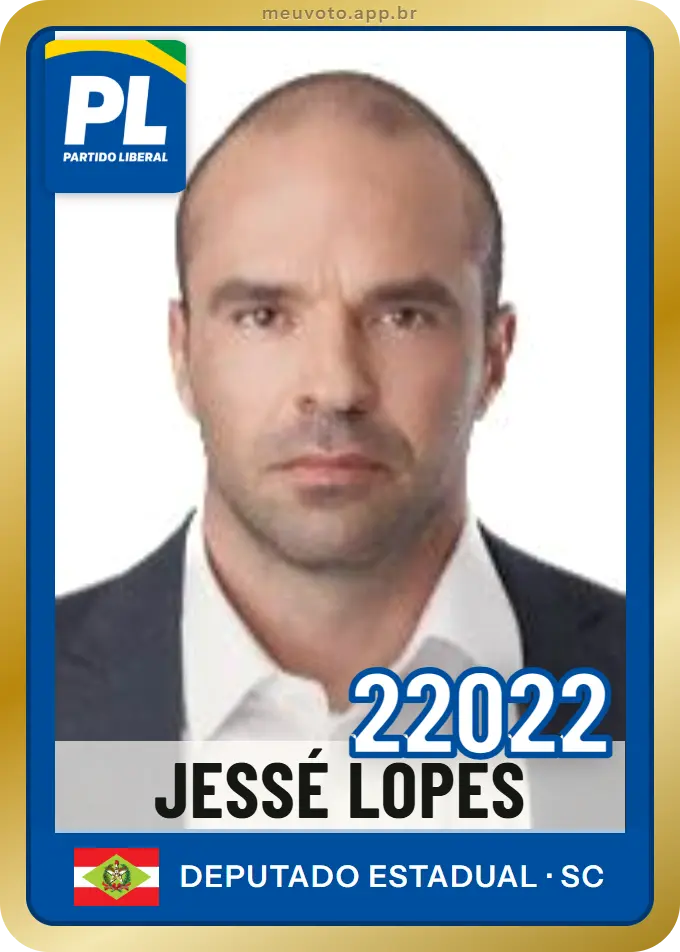 Carta de Jessé Lopes, número 22022, PL