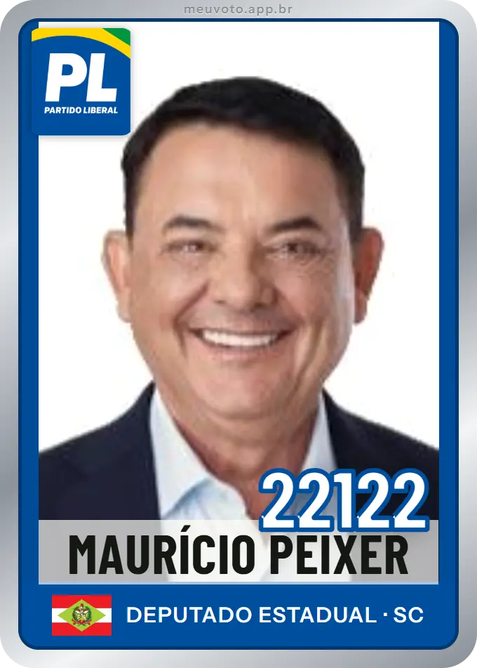 Carta de Maurício Peixer, número 22122, PL