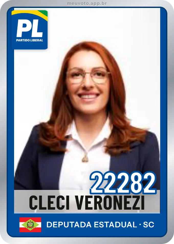 Carta de Cleci Veronezi, número 22282, PL