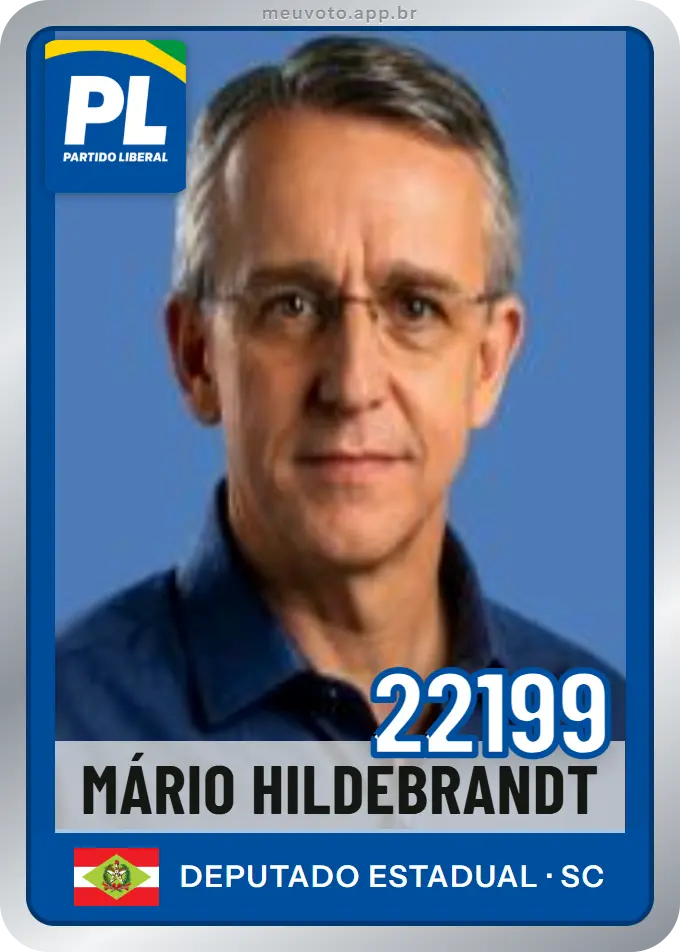 Carta de Mário Hildebrandt, número 22199, PL