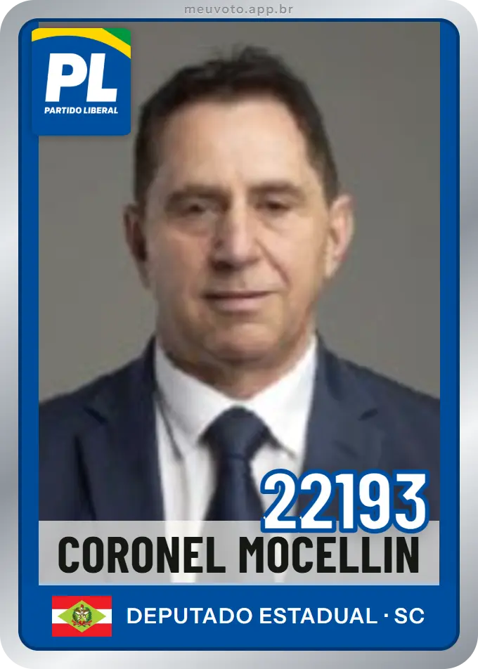 Carta de Coronel Mocellin, número 22193, PL
