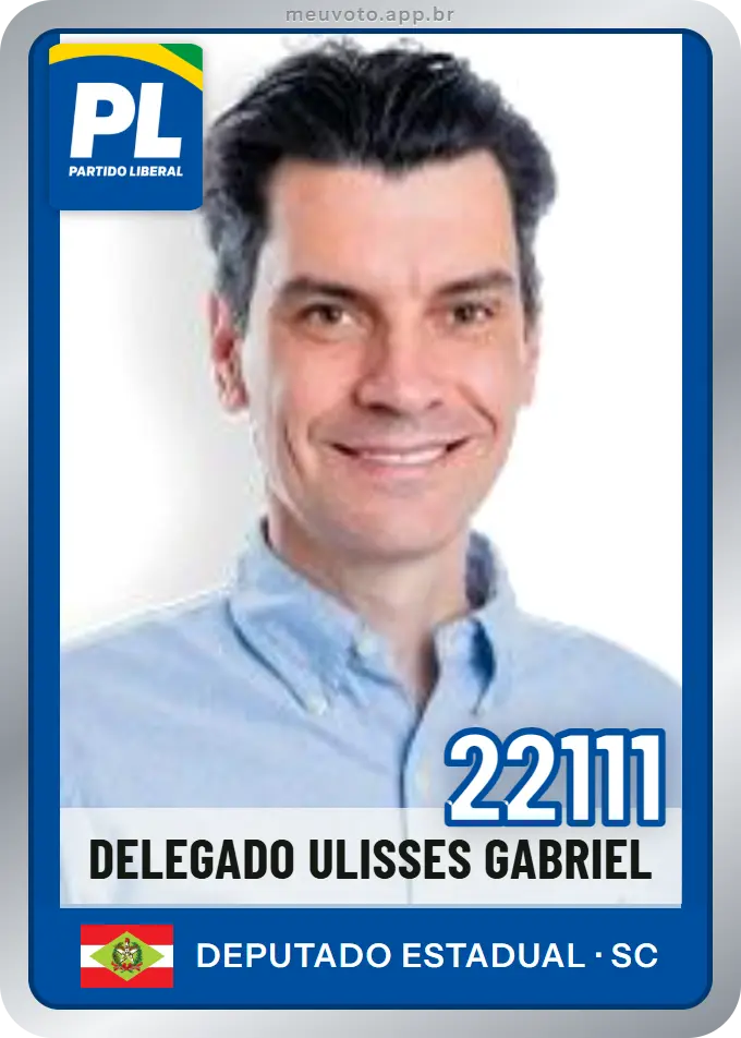 Carta de Delegado Ulisses Gabriel, número 22111, PL