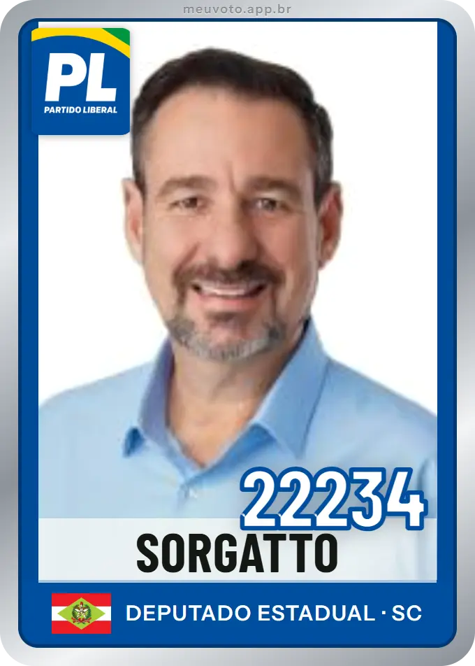 Carta de Sorgatto, número 22234, PL