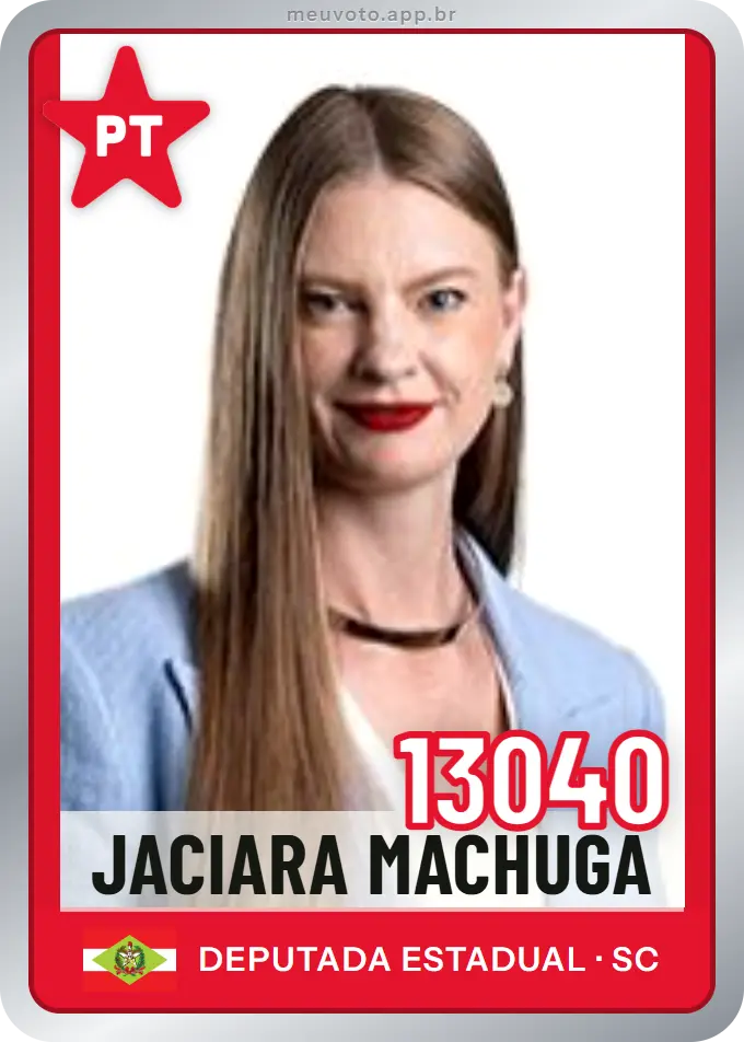 Carta de Jaciara Machuga, número 13040, PT