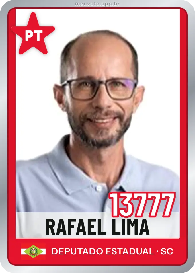 Carta de Rafael Lima, número 13777, PT