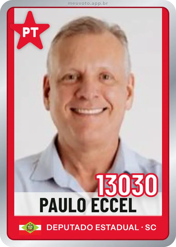 Carta de Paulo Eccel, número 13030, PT
