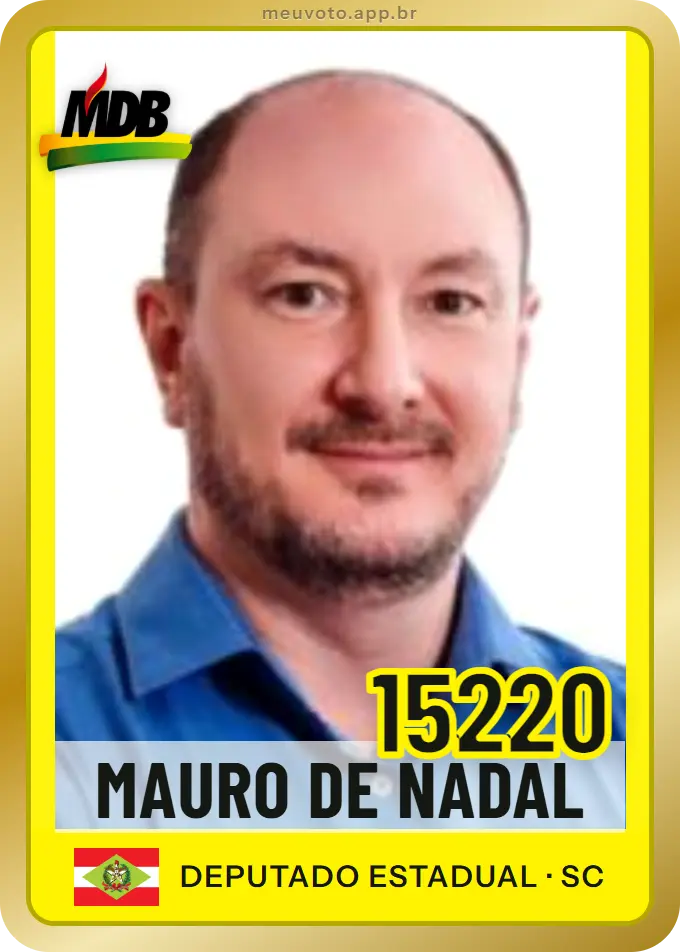 Carta de Mauro de Nadal, número 15220, MDB