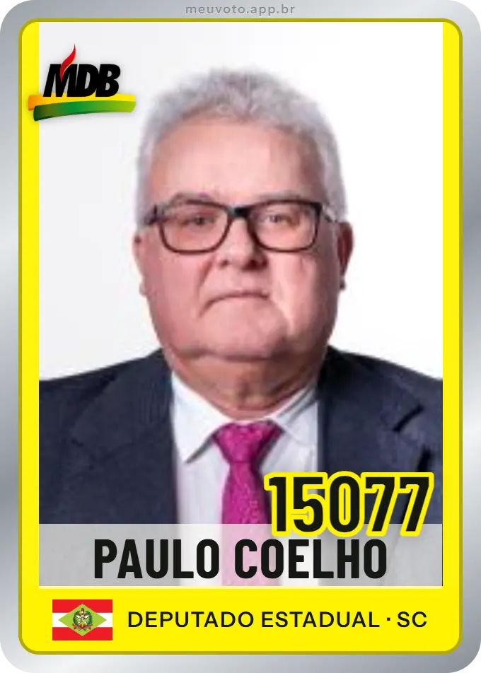 Carta de Paulo Coelho, número 15077, MDB