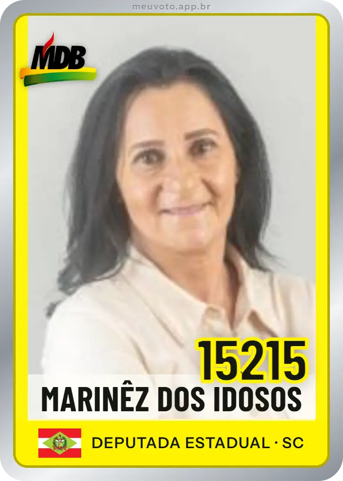 Carta de Marinêz dos Idosos, número 15215, MDB