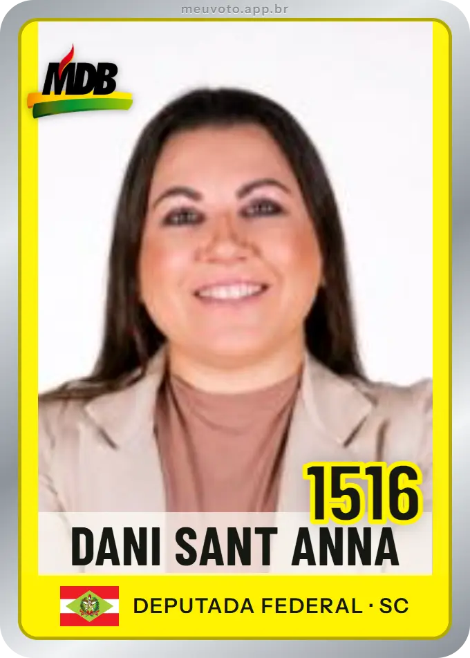 Carta de Dani Sant Anna, número 1516, MDB
