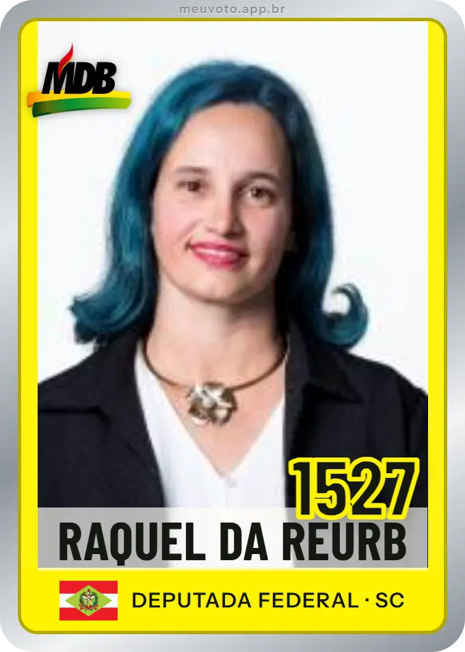 Carta de Raquel da Reurb, número 1527, MDB