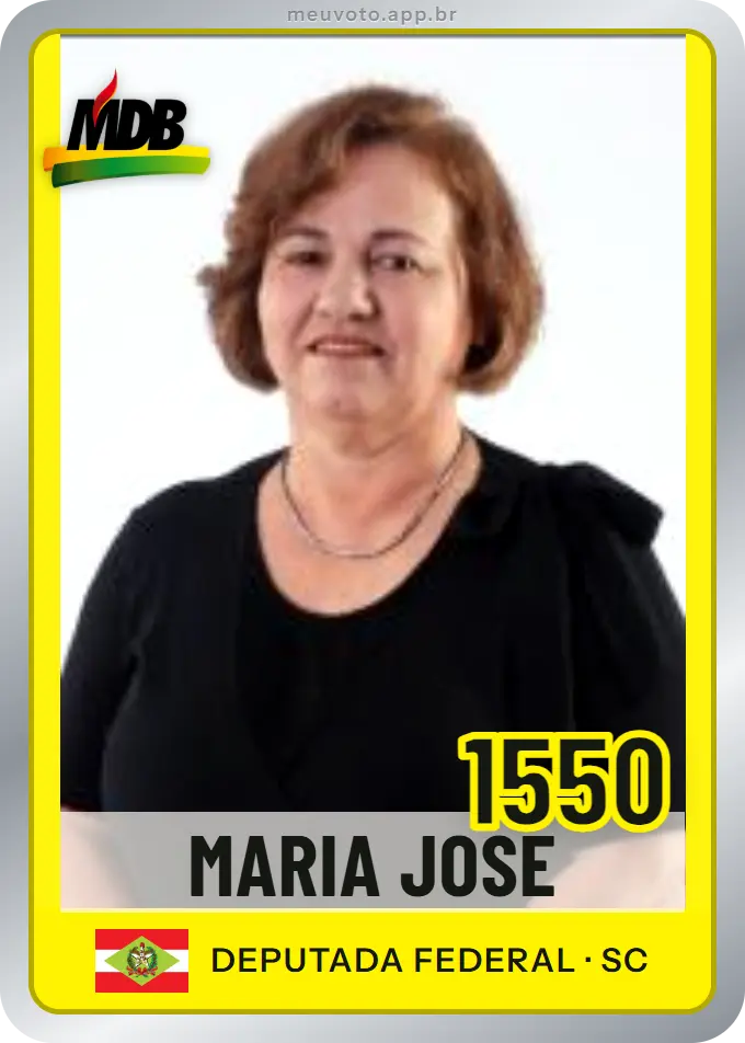 Carta de Maria Jose, número 1550, MDB