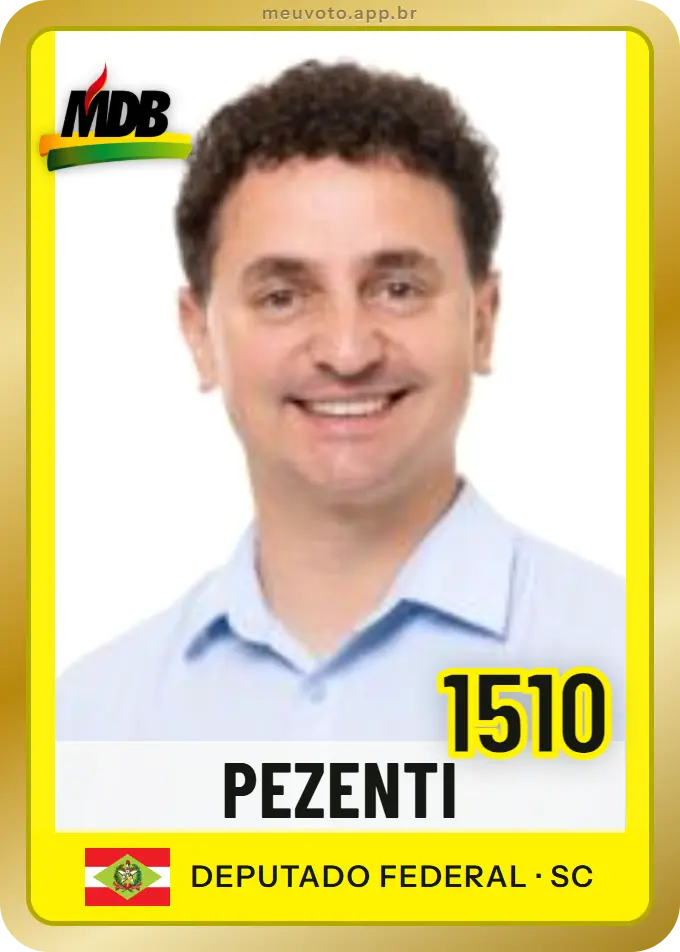 Carta de Pezenti, número 1510, MDB