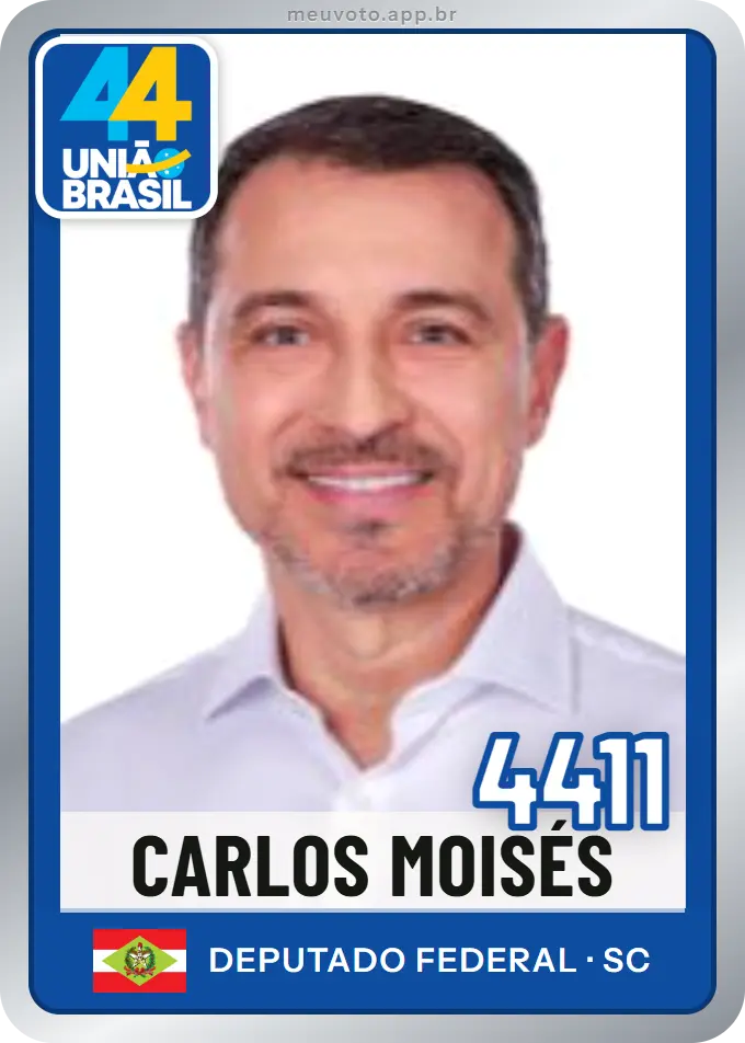 Carta de Carlos Moisés, número 4411, União