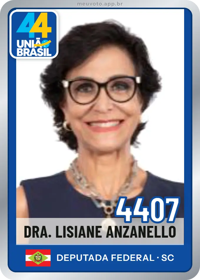 Carta de Dra. Lisiane Anzanello, número 4407, União