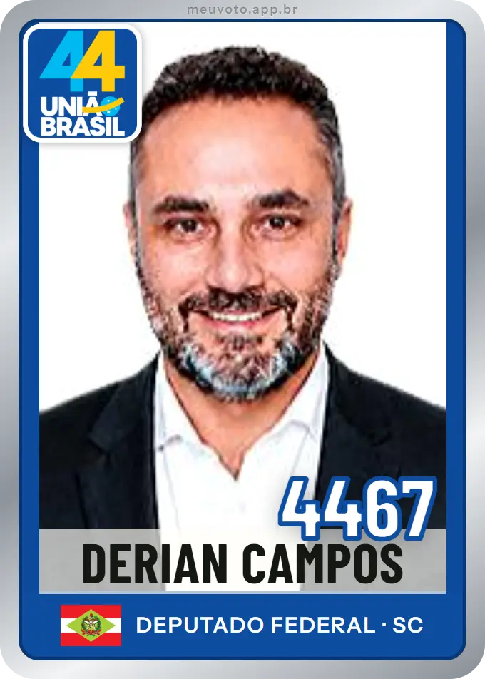 Carta de Derian Campos, número 4467, União