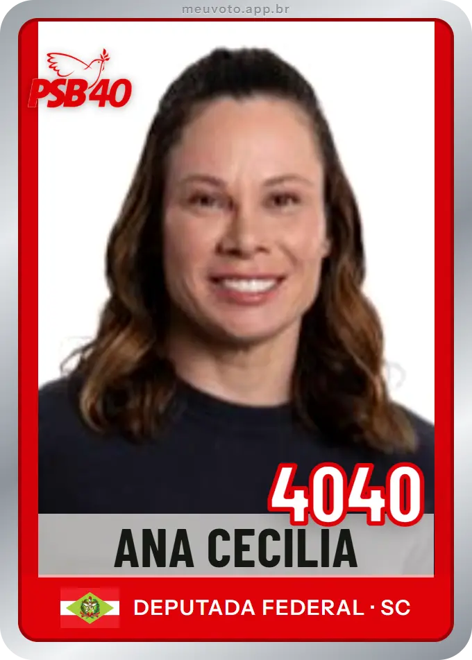 Carta de Ana Cecilia, número 4040, PSB