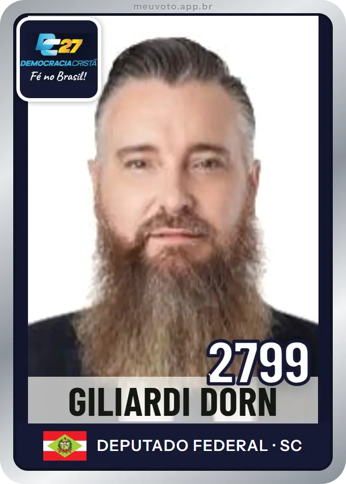 Carta de Giliardi Dorn, número 2799, DC