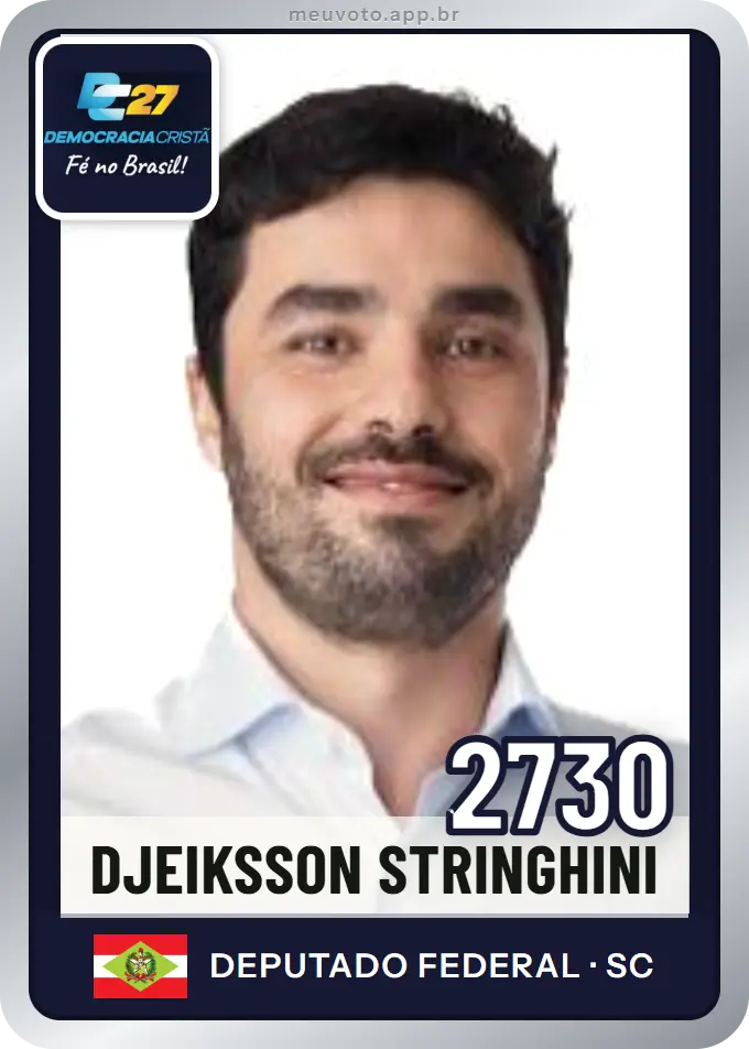 Carta de Djeiksson Stringhini, número 2730, DC