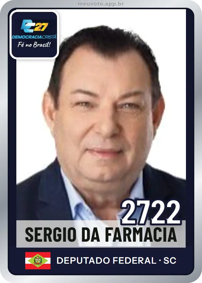 Carta de Sergio da Farmacia, número 2722, DC