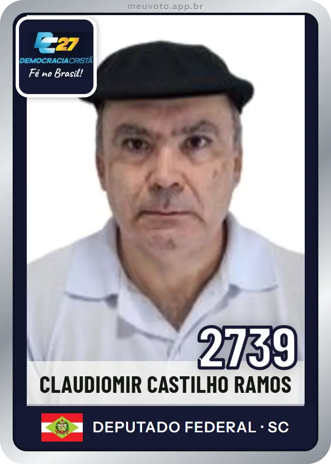Carta de Claudiomir Castilho Ramos, número 2739, DC