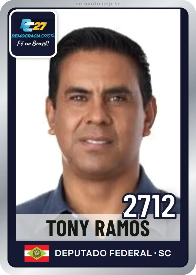 Carta de Tony Ramos, número 2712, DC