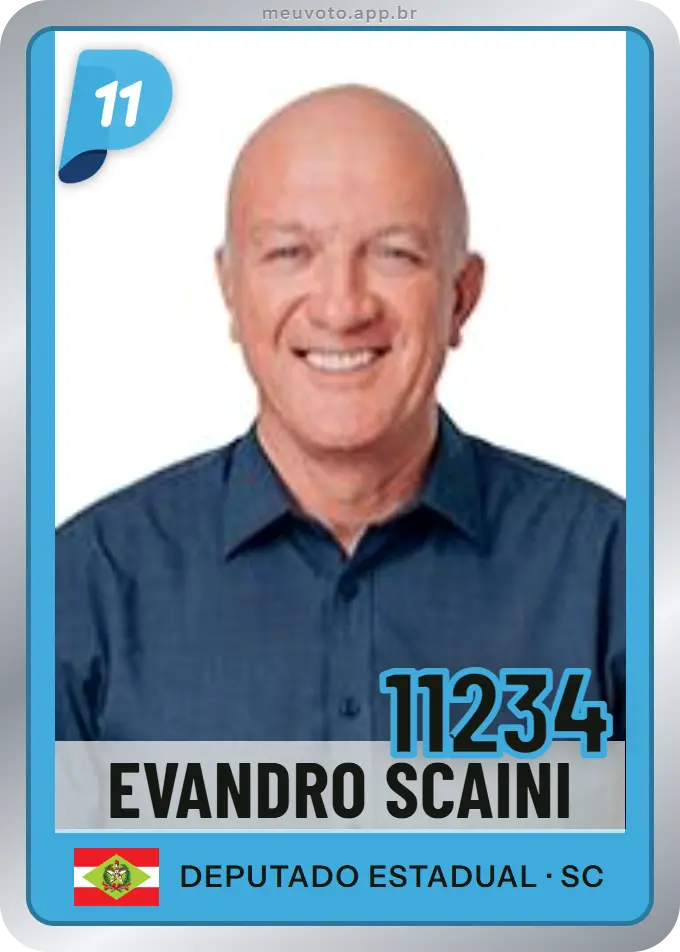Carta de Evandro Scaini, número 11234, PP