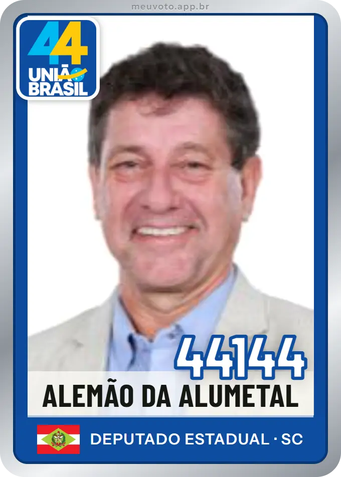 Carta de Alemão da Alumetal, número 44144, União