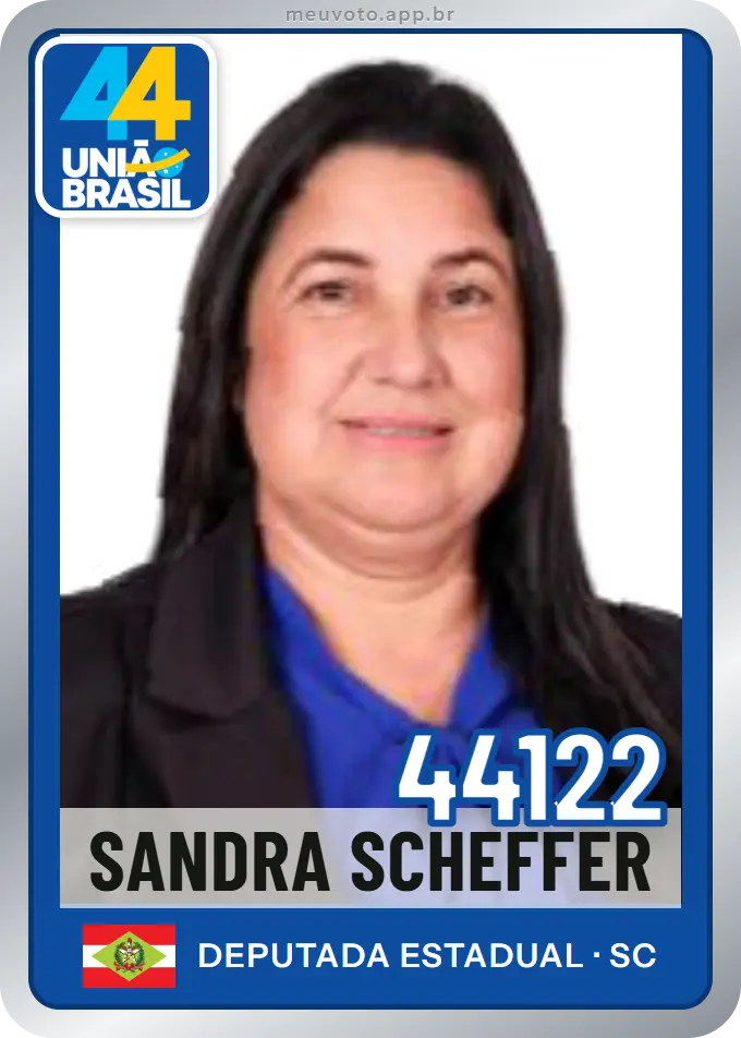 Carta de Sandra Scheffer, número 44122, União