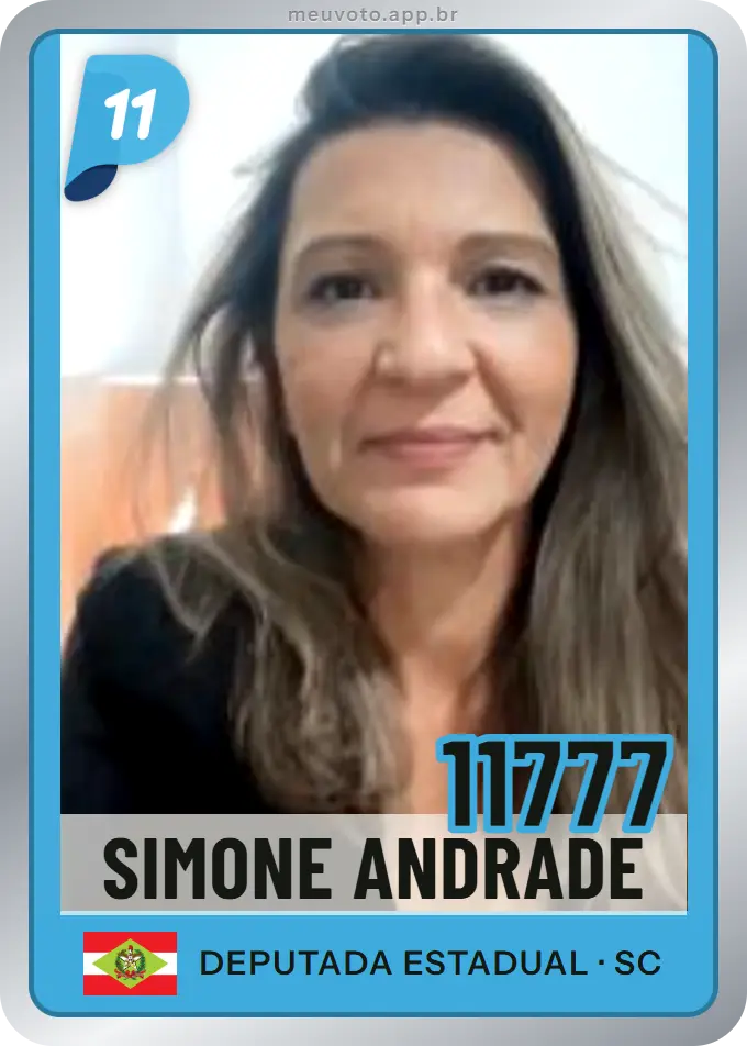 Carta de Simone Andrade, número 11777, PP