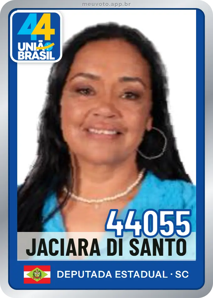 Carta de Jaciara di Santo, número 44055, União