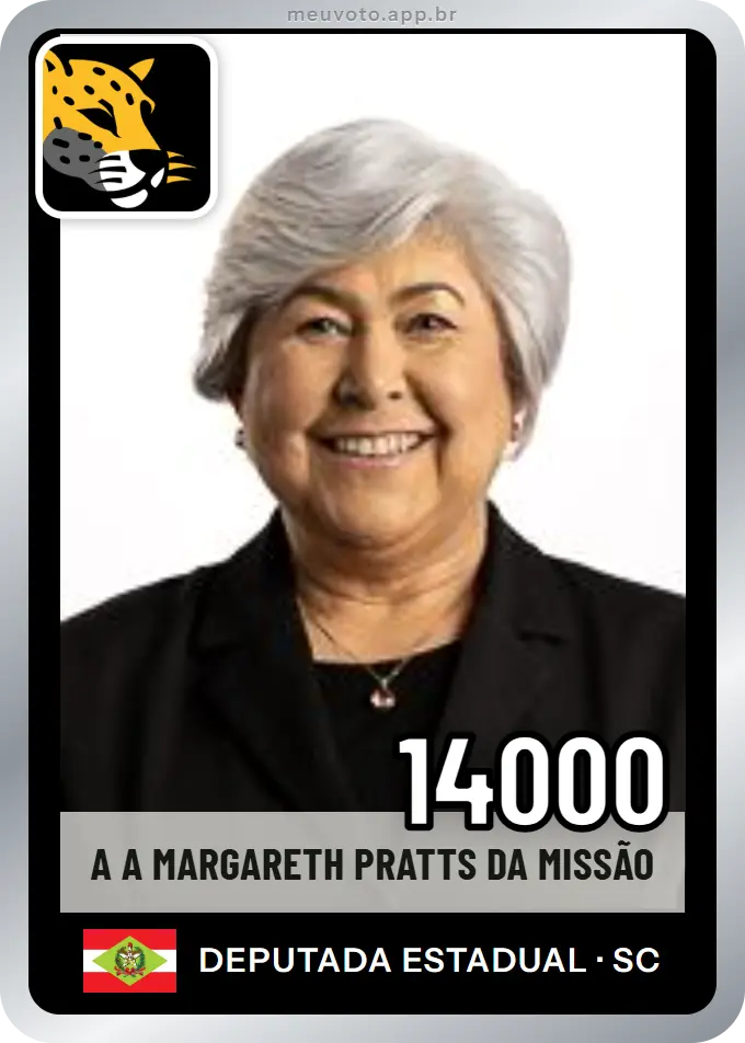 Carta de A A Margareth Pratts da Missão, número 14000, Missão
