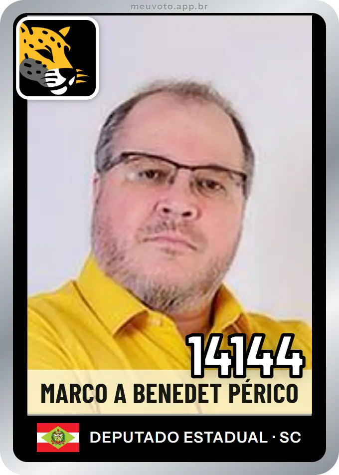 Carta de Marco A Benedet Périco, número 14144, Missão