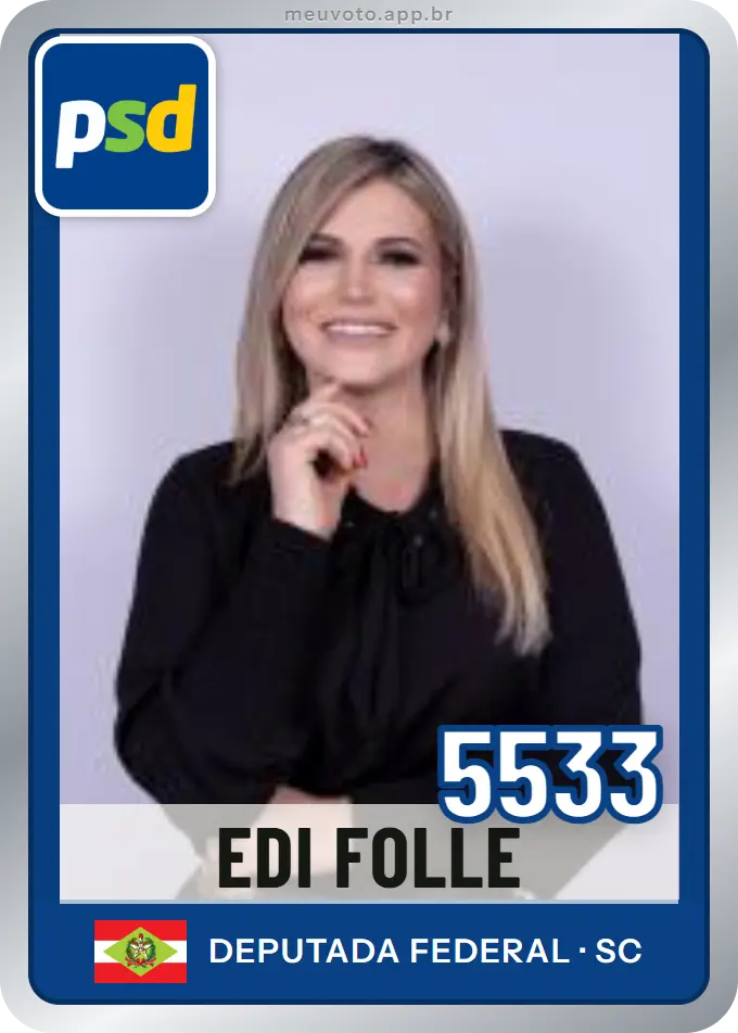 Carta de Edi Folle, número 5533, PSD